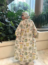 Load image into Gallery viewer, Tropical Linen Blend Dress