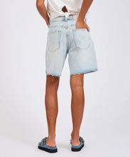 Load image into Gallery viewer, Jackson Mid Waist Wide Leg Denim Shorts - Blue Latte