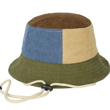 Load image into Gallery viewer, Cord Bucket Hat Kaleido - Canyon (Brown top)