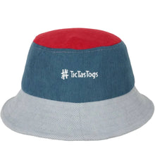 Load image into Gallery viewer, Cord Bucket Hat Kaleido - Sherbert (Red top)