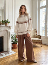 Load image into Gallery viewer, Nordic Knit Sweater – Cream