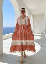 Load image into Gallery viewer, Boho Maxi Dress - Cinnamon