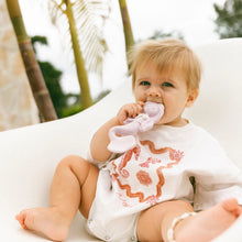 Load image into Gallery viewer, Maeve the Mermaid Natural Rubber Teether - Grape