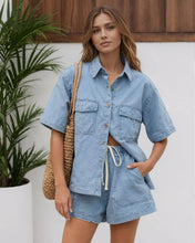 Load image into Gallery viewer, Denim Short Set