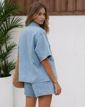 Load image into Gallery viewer, Denim Short Set