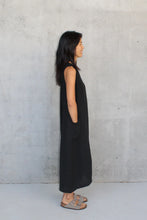 Load image into Gallery viewer, Remy Linen Dress - Black
