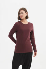 Load image into Gallery viewer, Long Sleeve T-Shirt - Aubergine