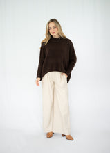 Load image into Gallery viewer, Wool Mix Turtle Neck Jumper – Olive Green