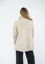 Load image into Gallery viewer, Wool Mix Turtle Neck Jumper – Marle Mocha