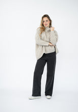 Load image into Gallery viewer, Wool Mix Turtle Neck Jumper – Marle Mocha