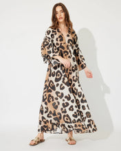 Load image into Gallery viewer, Kovo Maxi Leopard Dress