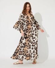 Load image into Gallery viewer, Kovo Maxi Leopard Dress