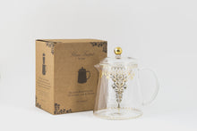 Load image into Gallery viewer, Lyndal. T Glass Teapot In Moroccan Theme - 800ml