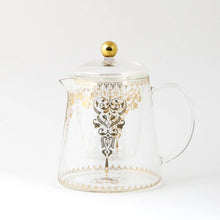 Load image into Gallery viewer, Lyndal. T Glass Teapot In Moroccan Theme - 800ml