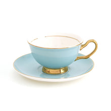 Load image into Gallery viewer, Lyndal.T Pale Blue Teacup & Saucer