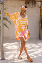 Load image into Gallery viewer, Paradiso Kaftan - Pink Flamingo