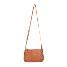 Load image into Gallery viewer, Bendigo Woven Cross Body Bag - Tan