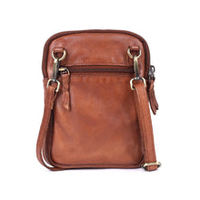 Load image into Gallery viewer, Florence Woven Phone Bag - Cognac