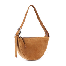 Load image into Gallery viewer, Indie - Sml Suede Bag - Dark Caramel