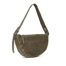 Load image into Gallery viewer, Indie - Sml Suede Bag - Dark Olive
