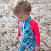 Bush Wonderland   All in one Snap Sunsuit