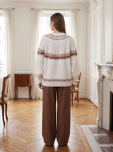 Load image into Gallery viewer, Nordic Knit Sweater – Cream