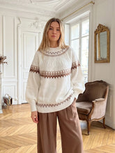 Load image into Gallery viewer, Nordic Knit Sweater – Cream