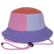 Load image into Gallery viewer, Cord Bucket Hat Kaleido - Blossom (Rose top)