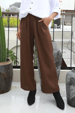Load image into Gallery viewer, Isla Linen Pant - Truffle