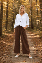 Load image into Gallery viewer, Isla Linen Pant - Truffle