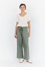Load image into Gallery viewer, Isla Linen Pant - Sageleaf Green