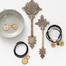 Load image into Gallery viewer, Fine leather plaited wrap bracelet