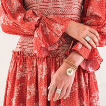 Load image into Gallery viewer, Fine leather plaited wrap bracelet