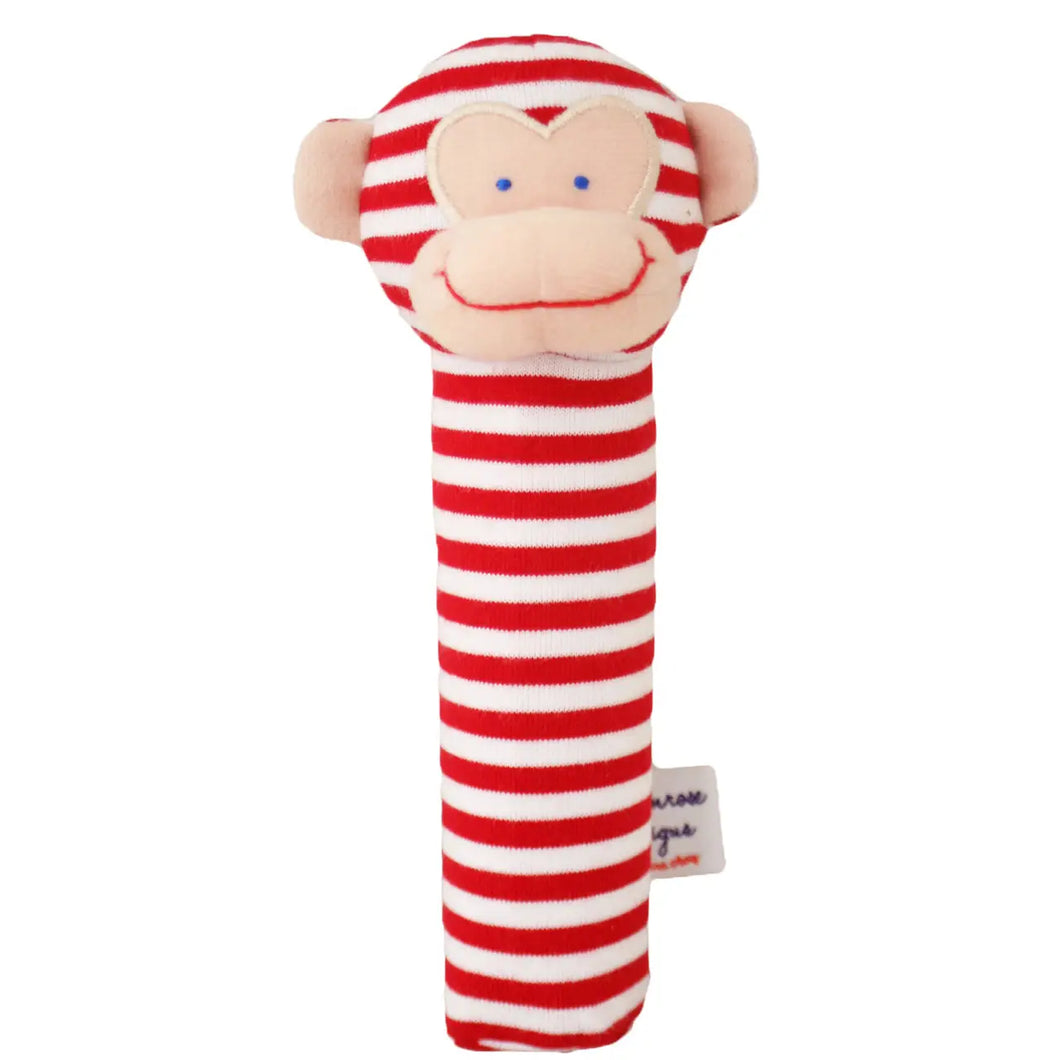 Monkey Squeaker - Red Striped