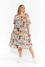 Load image into Gallery viewer, Yvonne Dress Round Neck - Greece 1
