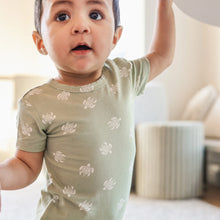 Load image into Gallery viewer, Short Sleeve Bodysuit -Turtle Sage
