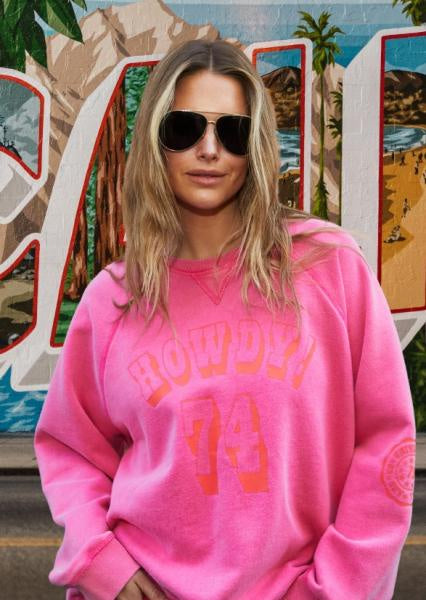 Pink Vintage Wash Sweat