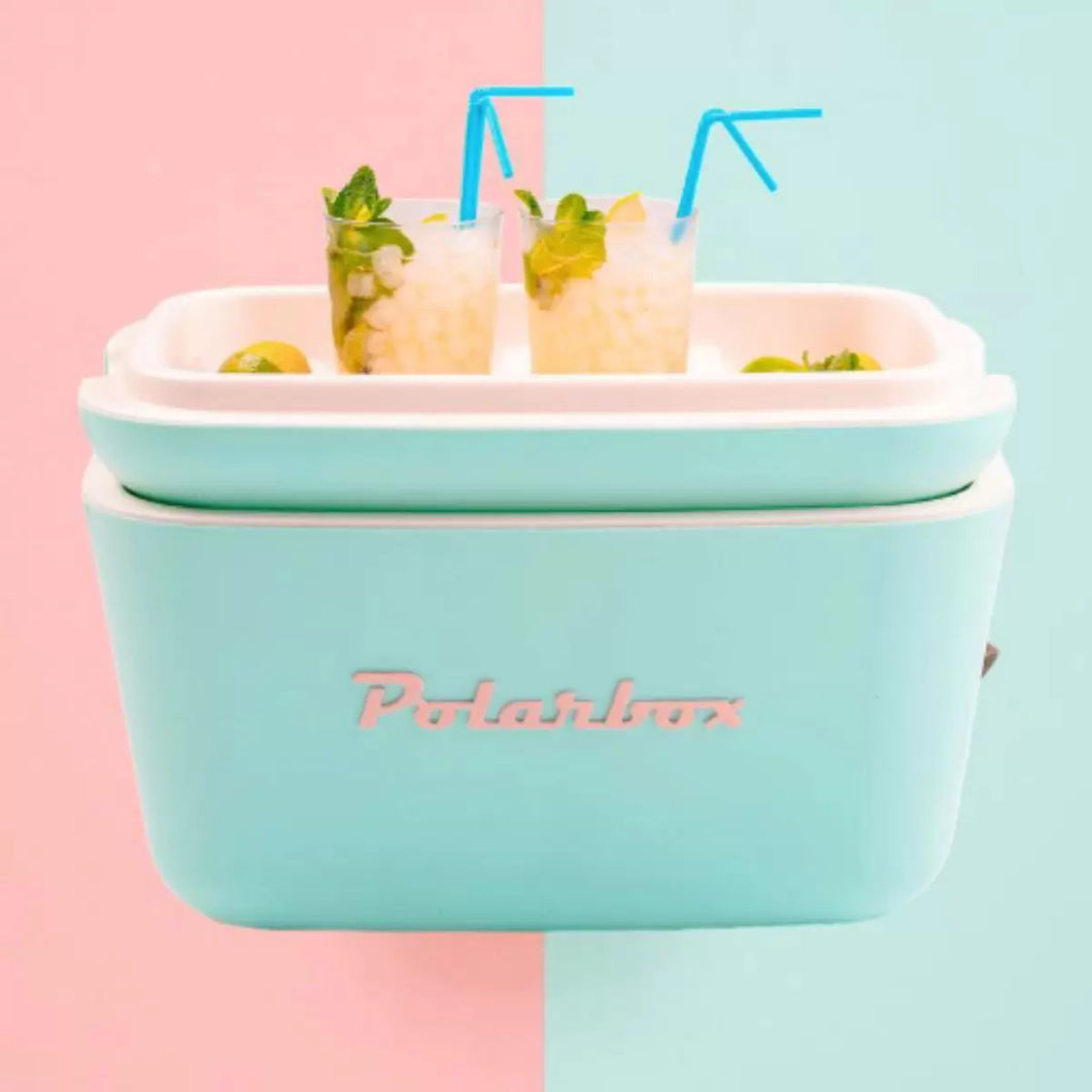 Polarbox Classic 20L Cooler Box Cyan/Rose
