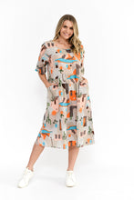 Load image into Gallery viewer, Yvonne Dress Round Neck - Greece 1
