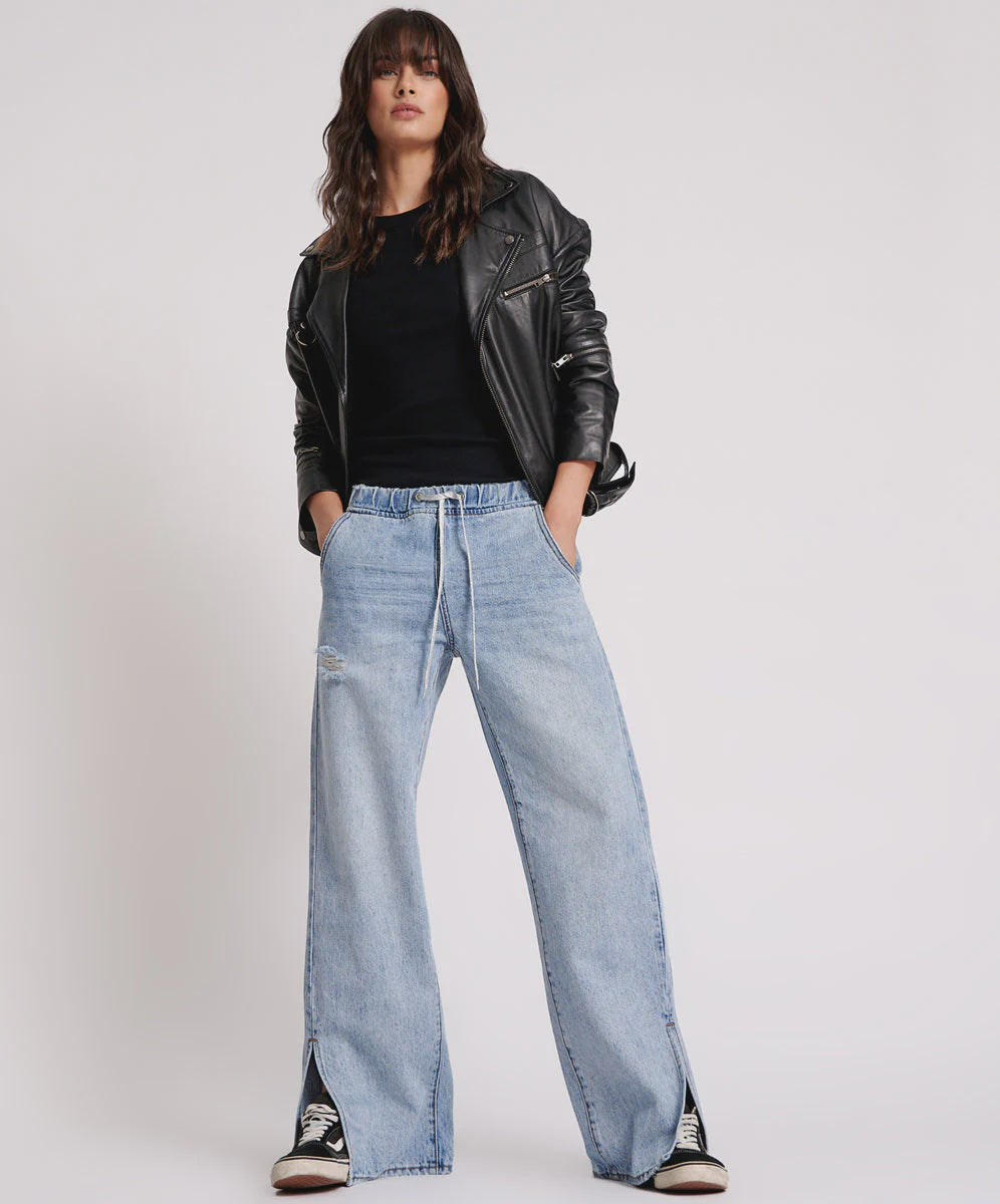 Salty Dog Roadhouse Wide Leg Drawstring Jeans