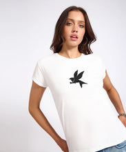 Load image into Gallery viewer, Classic Bird Tee - White Oneteaspoon
