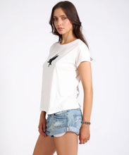 Load image into Gallery viewer, Classic Bird Tee - White Oneteaspoon
