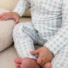 Load image into Gallery viewer, Day or Night Onesie - Blue Gingham
