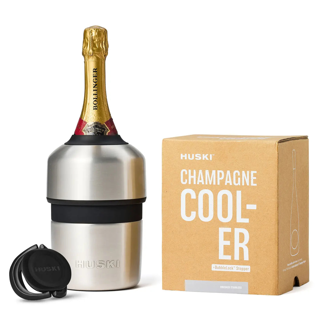 Huski Champagne  Cooler - Brushed Stainless