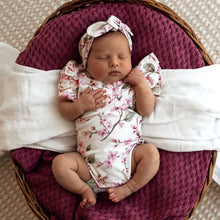 Load image into Gallery viewer, Cherry Blossom Short Sleeve Organic Bodysuit
