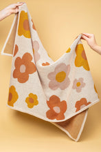 Load image into Gallery viewer, Organic Cotton Knitted  Bloom Blanket
