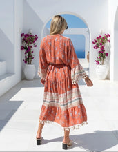 Load image into Gallery viewer, Boho Maxi Dress - Cinnamon

