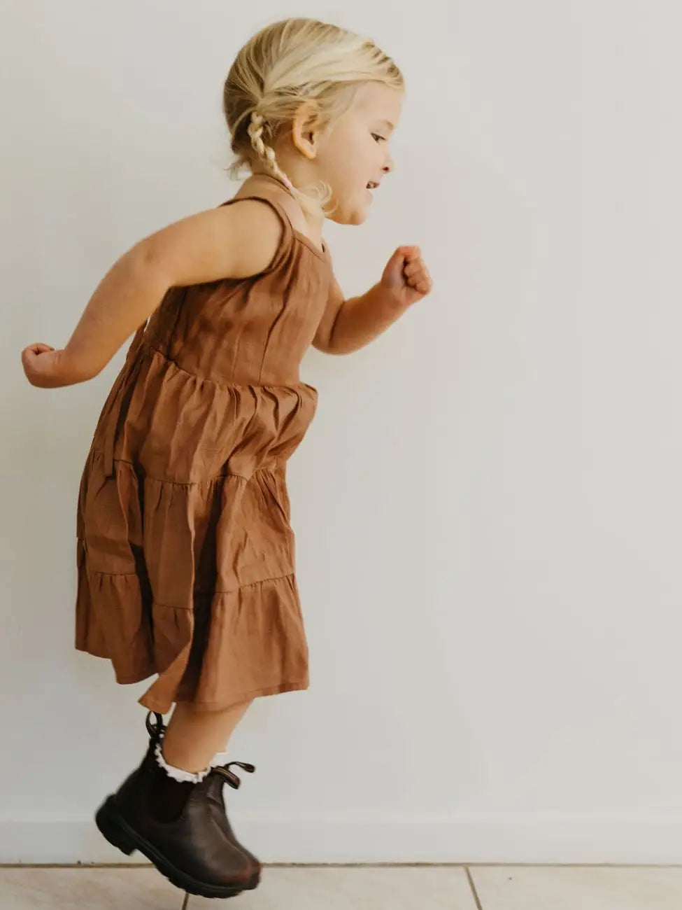 Vincente Organic Sugarcane Dress - Mulberry