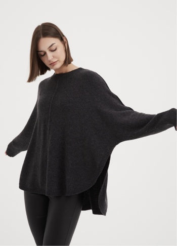 Exposed Seam Knit - Charcoal