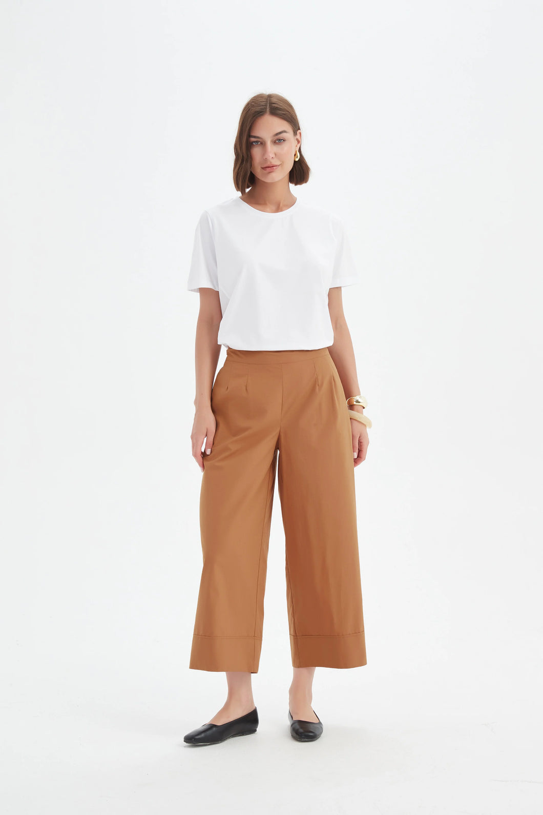 Classic Lyocell Pant - Russet